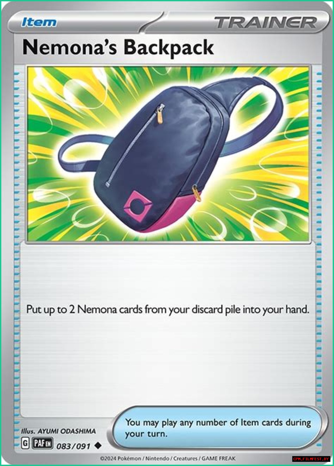 Nemona's Backpack (Paldean Fates 83)