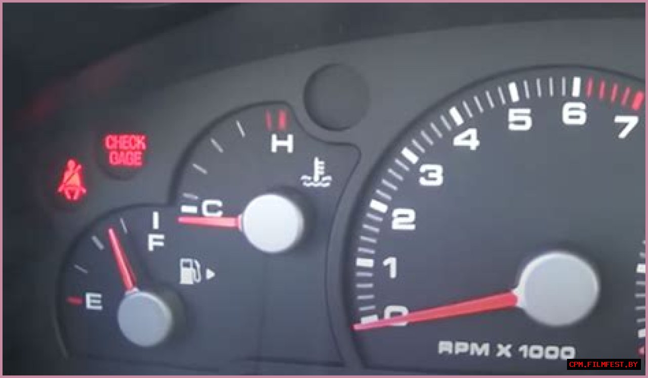 What does check gage mean in Ford Explorer?
